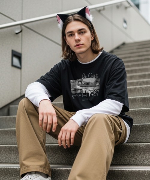 ドン・キホーテ(ドンキホーテ)の「「ドン・キホーテ×ZOZOTOWN」 Photo T-SHIRT(Tシャツ/カットソー・メンズ・ブラック・X-LARGE/LARGE/MEDIUM/SMALL)」の1枚目の写真