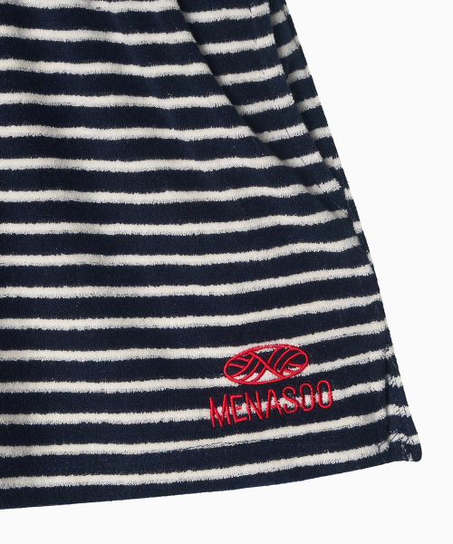 MENASOO（ミナス）の「MNS Terry Short Pants_Navy Stripe（その他パンツ・レディース・ネイビー×ホワイト・2/1）」の20枚目の写真