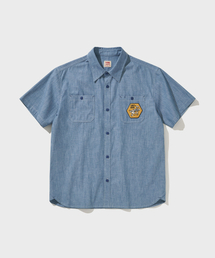 VDR（ブイディアール）の「[Disney] DONALD 1934 CHAMBRAY SHIRTS [Light Classic]（シャツ/ブラウス・メンズ）」