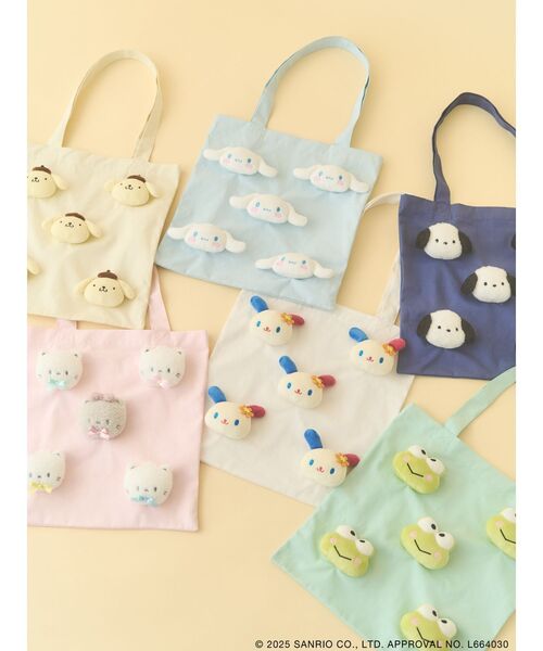 merry jenny（メリージェニー）の「もこもこシナモロールトート（トートバッグ・レディース・ライトブルー・FREE）」の7枚目の写真