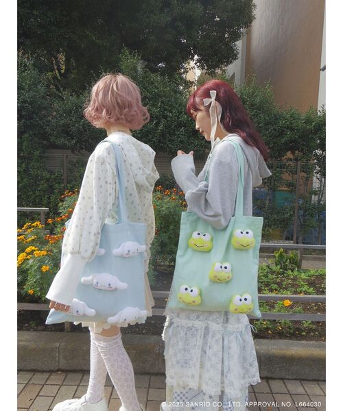 merry jenny（メリージェニー）の「もこもこシナモロールトート（トートバッグ・レディース・ライトブルー・FREE）」の10枚目の写真