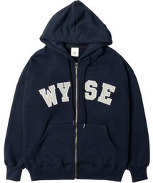 WYSE（ワイズ）の「カレッジフードジップアップVer2ネイビー（パーカー）」