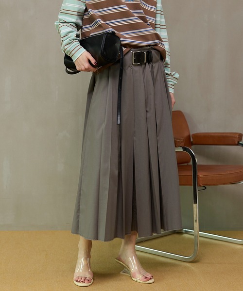 MAISON SPECIAL（メゾンスペシャル）の「Tulle Tiered Belt Skirt