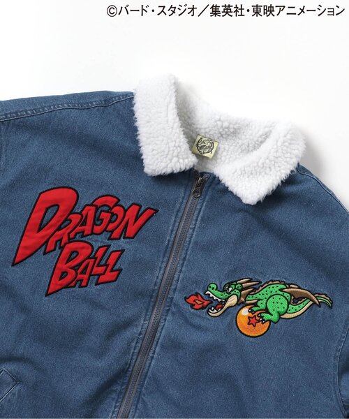 【リンク】ドラゴンボールコラボ デニムボアジャケット(大人サイズ)