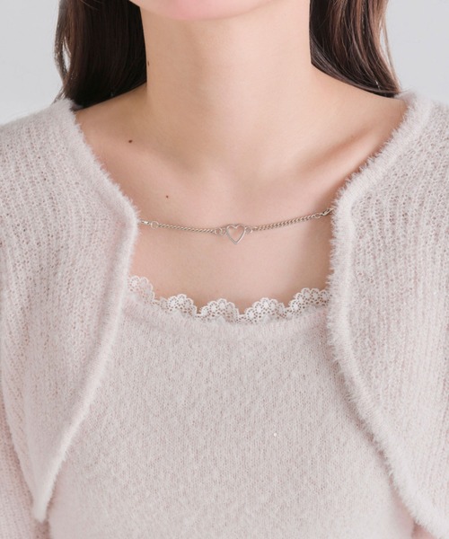 OLIVE des OLIVE（オリーブデオリーブ）の「ボレロペプラムキャミセット（アンサンブル・レディース・オフホワイト/ピンク/ブラック/イエロー・FREE）」の8枚目の写真