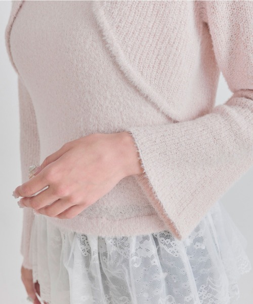 OLIVE des OLIVE（オリーブデオリーブ）の「ボレロペプラムキャミセット（アンサンブル・レディース・オフホワイト/ピンク/ブラック/イエロー・FREE）」の12枚目の写真