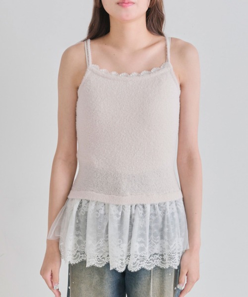 OLIVE des OLIVE（オリーブデオリーブ）の「ボレロペプラムキャミセット（アンサンブル・レディース・オフホワイト/ピンク/ブラック/イエロー・FREE）」の13枚目の写真