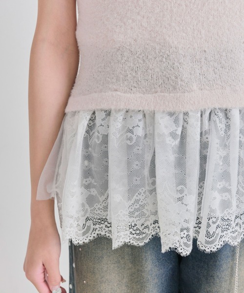 OLIVE des OLIVE（オリーブデオリーブ）の「ボレロペプラムキャミセット（アンサンブル・レディース・オフホワイト/ピンク/ブラック/イエロー・FREE）」の17枚目の写真