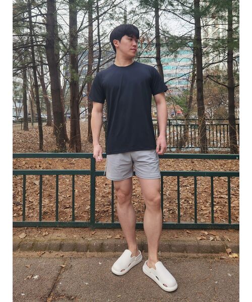 BLACK MONSTER FIT(ブラックモンスターフィット)の「クールベース機能性エアTシャツ (アイボリー) / BM230121(Tシャツ/カットソー・メンズ・その他・XX-LARGE/XXX-LARGE/SMALL/MEDIUM/LARGE/X-LARGE)」の5枚目の写真