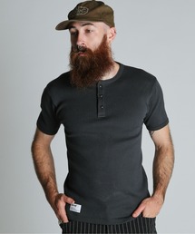 schott(�V���b�g)��Schott/�V���b�g/ARMY RIB HENLEY T-SHIRT/�A�[�~�[���u �w�����[ T�V���c(T�V���c/�J�b�g�\�[)