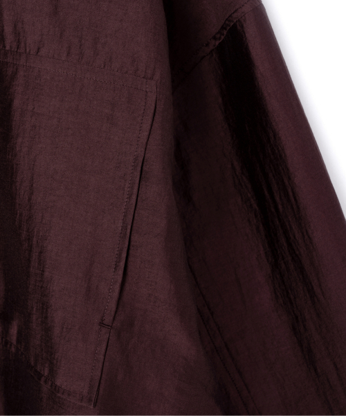 CHAMASPORTSLAB(チャマ スポーツラボ)の「CSL_Oganza Jacket_Chocolate Plum(ナイロンジャケット・レディース・その他・FREE)」の10枚目の写真