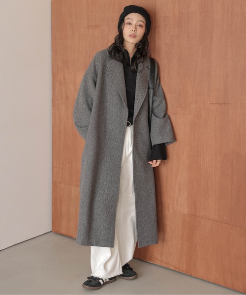セール】ロングチェスターコート（チェスターコート）｜La-gemme