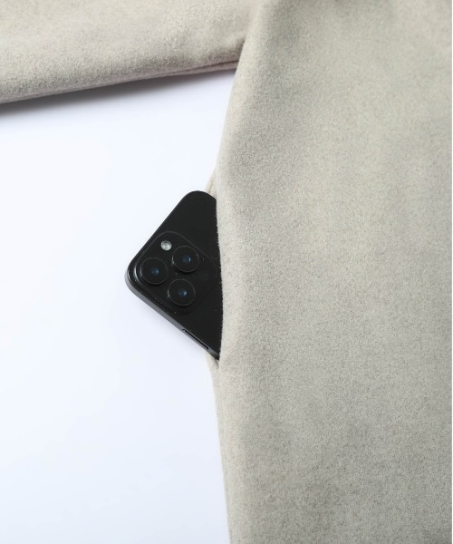 La-gemme（ラジェム）の「ロングチェスターコート（チェスターコート・レディース・ブラック/モカ/ベージュ/グレー/ブラウン・フリー）」の6枚目の写真