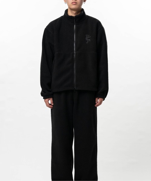 Mendrill(メンドリル)の「Mendrill Fleece Jacket(その他アウター・メンズ・ダークグリーン/ブラック・M/L/S)」の1枚目の写真