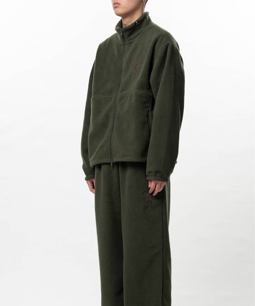 Mendrill(メンドリル)の「Mendrill Fleece Jacket(その他アウター・メンズ・ダークグリーン/ブラック・M/L/S)」の9枚目の写真