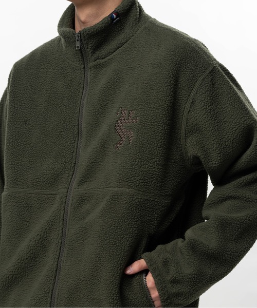 Mendrill(メンドリル)の「Mendrill Fleece Jacket(その他アウター・メンズ・ダークグリーン/ブラック・M/L/S)」の3枚目の写真