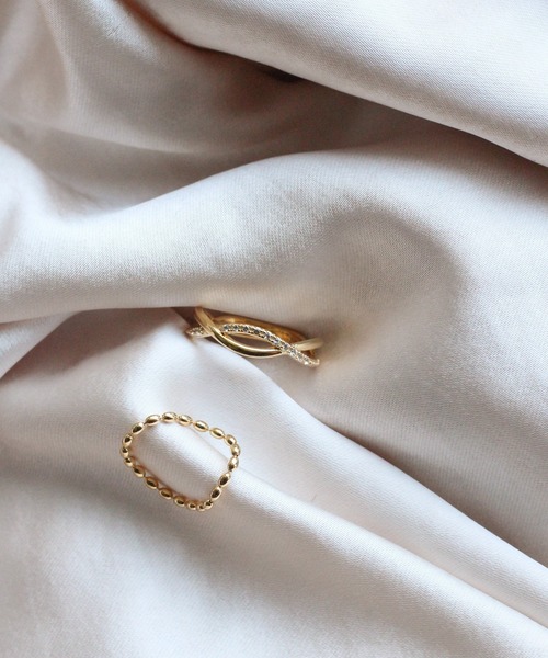 NOIR DE POUPEE（ノワールドプーペ）の「【WEB限定】K18vermeil チェーンリング オーバル（リング・レディース・ゴールド・#13/#15/#11）」の7枚目の写真