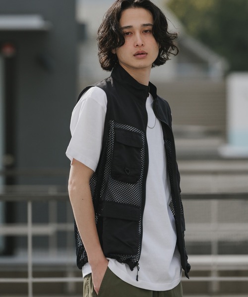 Columbia（コロンビア）の「Columbia/コロンビア Sugar Brook Ⅱ Vest オムニウィック メッシュ フィッシングベスト 2026年 夏 夏服 秋服（ベスト・メンズ・ブラック・M/L/XL）」の17枚目の写真