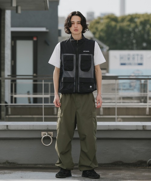 Columbia（コロンビア）の「Columbia/コロンビア Sugar Brook Ⅱ Vest オムニウィック メッシュ フィッシングベスト 2026年 夏 夏服 秋服（ベスト・メンズ・ブラック・M/L/XL）」の19枚目の写真