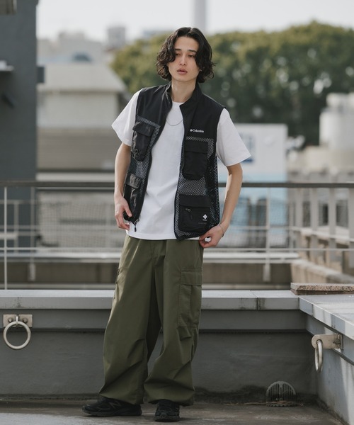 Columbia（コロンビア）の「Columbia/コロンビア Sugar Brook Ⅱ Vest オムニウィック メッシュ フィッシングベスト 2026年 夏 夏服 秋服（ベスト・メンズ・ブラック・M/L/XL）」の22枚目の写真