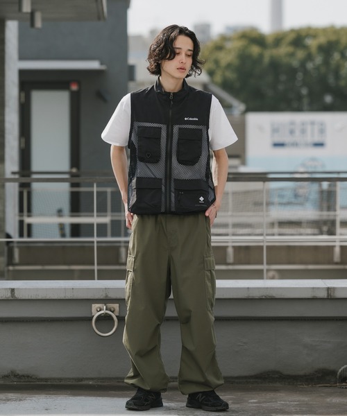 Columbia（コロンビア）の「Columbia/コロンビア Sugar Brook Ⅱ Vest オムニウィック メッシュ フィッシングベスト 2026年 夏 夏服 秋服（ベスト・メンズ・ブラック・M/L/XL）」の20枚目の写真