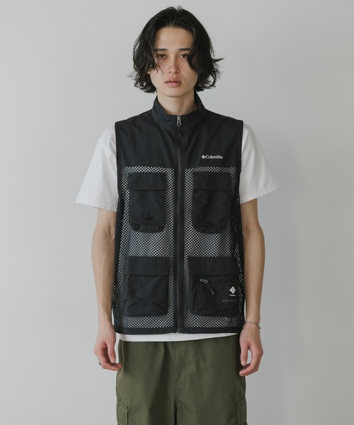 Columbia（コロンビア）の「Columbia/コロンビア Sugar Brook Ⅱ Vest オムニウィック メッシュ フィッシングベスト 2026年 夏 夏服 秋服（ベスト・メンズ・ブラック・M/L/XL）」の5枚目の写真