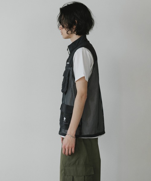 Columbia（コロンビア）の「Columbia/コロンビア Sugar Brook Ⅱ Vest オムニウィック メッシュ フィッシングベスト 2026年 夏 夏服 秋服（ベスト・メンズ・ブラック・M/L/XL）」の6枚目の写真