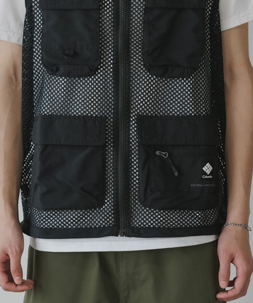 Columbia（コロンビア）の「Columbia/コロンビア Sugar Brook Ⅱ Vest オムニウィック メッシュ フィッシングベスト 2026年 夏 夏服 秋服（ベスト・メンズ・ブラック・M/L/XL）」の11枚目の写真