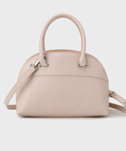 UNTITLED（アンタイトル）の「スプリットレザーラウンドボストンバッグ（ボストンバッグ・レディース・ベージュ/ピンク系/ブラック・99）」の3枚目の写真