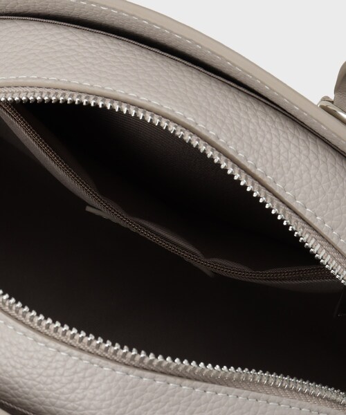 UNTITLED（アンタイトル）の「スプリットレザーラウンドボストンバッグ（ボストンバッグ・レディース・ベージュ/ピンク系/ブラック・99）」の13枚目の写真