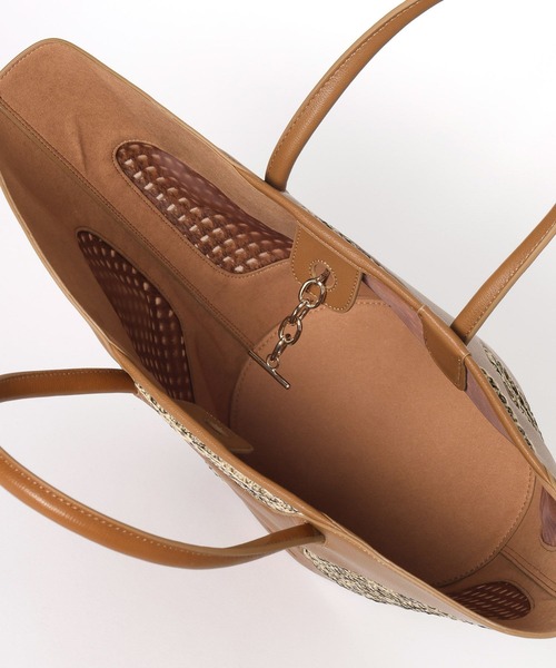 mysty woman(ミスティウーマン)の「【LE VERNIS】ハンドルトート(トートバッグ・レディース・ブラウン・FREE)」の5枚目の写真