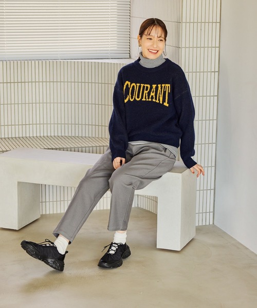 studio CLIP（スタディオクリップ）の「イージーあったかテーパードパンツ[プチ・プラスサイズあり]（その他パンツ・レディース・ブラック/アイボリー/グレー/モカ・LARGE/XXX-LARGE/XX-LARGE/MEDIUM/SMALL/PF/X-LARGE）」の9枚目の写真