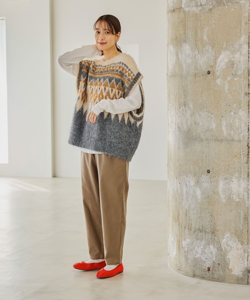 セール】イージーあったかテーパードパンツ[プチ・プラスサイズあり