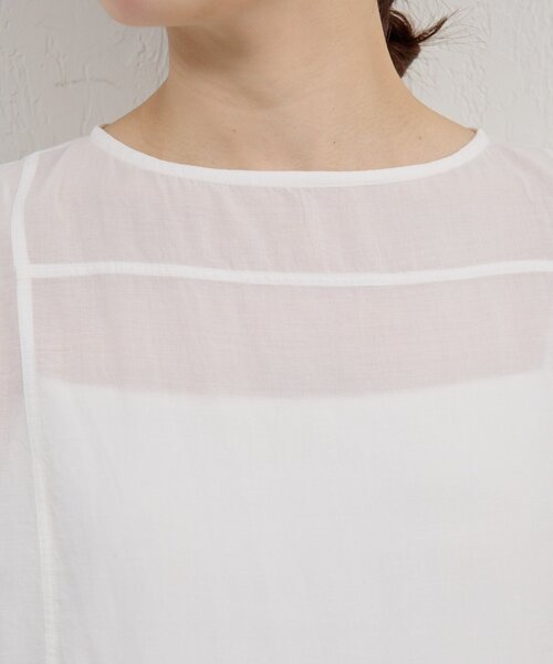 GALLARDAGALANTE（ガリャルダガランテ）の「【2026SS Debut】【Dhritië】【手洗い可】タックチュニック（シャツ/ブラウス・レディース・オフホワイト/ブラック/レッド・FREE）」の13枚目の写真