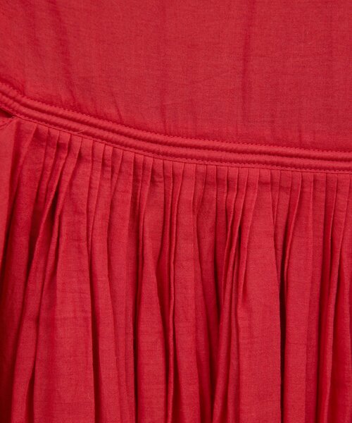 GALLARDAGALANTE（ガリャルダガランテ）の「【2026SS Debut】【Dhritië】【手洗い可】タックチュニック（シャツ/ブラウス・レディース・オフホワイト/ブラック/レッド・FREE）」の22枚目の写真