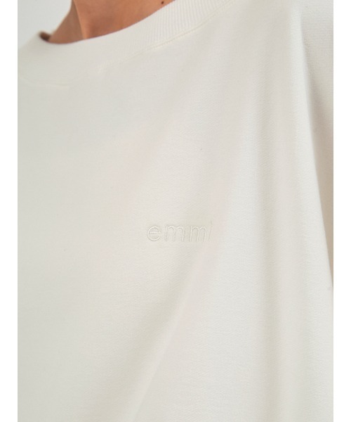 emmi（エミ）の「【NEW YEAR'S SPECIAL ITEM】布帛ドッキング裏毛セットアップ（ワンピース・レディース・イエロー/ネイビー/ホワイト/グレー・0/1）」の17枚目の写真