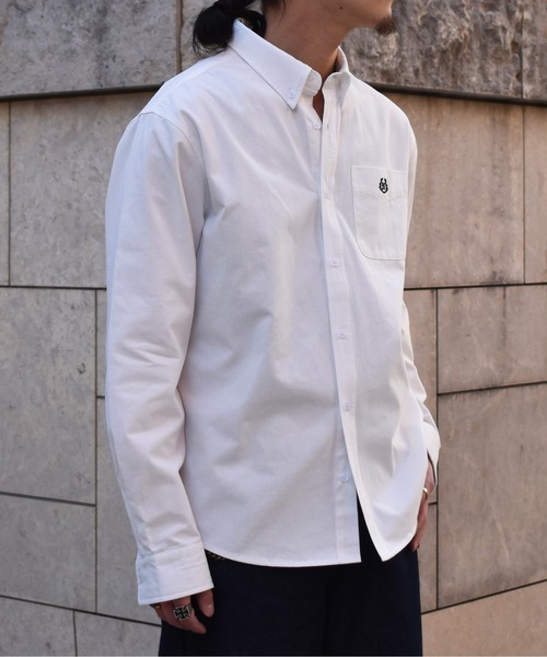 Noen(ノエン)の「オックスフォードBDシャツ(シャツ/ブラウス・メンズ・ホワイト/ブルー・LARGE/MEDIUM)」の6枚目の写真