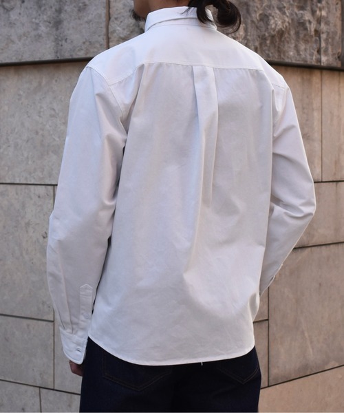 Noen(ノエン)の「オックスフォードBDシャツ(シャツ/ブラウス・メンズ・ホワイト/ブルー・LARGE/MEDIUM)」の7枚目の写真