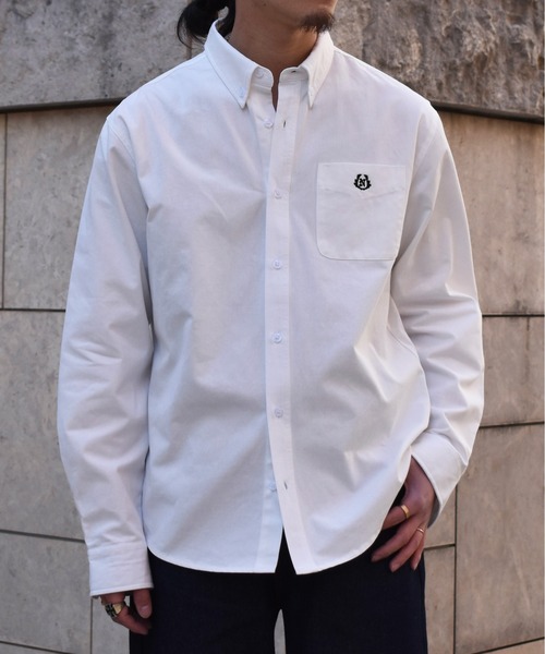 Noen(ノエン)の「オックスフォードBDシャツ(シャツ/ブラウス・メンズ・ホワイト/ブルー・LARGE/MEDIUM)」の5枚目の写真