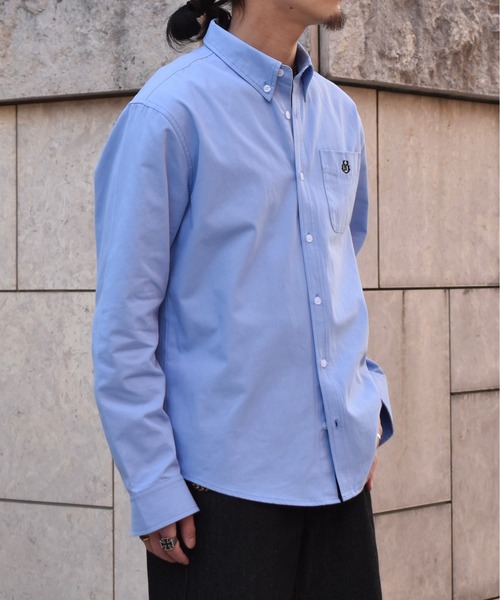 Noen(ノエン)の「オックスフォードBDシャツ(シャツ/ブラウス・メンズ・ホワイト/ブルー・LARGE/MEDIUM)」の9枚目の写真