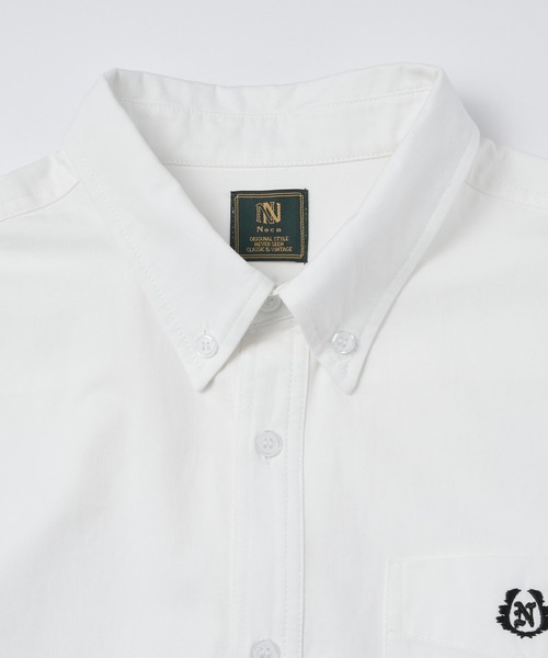 Noen(ノエン)の「オックスフォードBDシャツ(シャツ/ブラウス・メンズ・ホワイト/ブルー・LARGE/MEDIUM)」の12枚目の写真