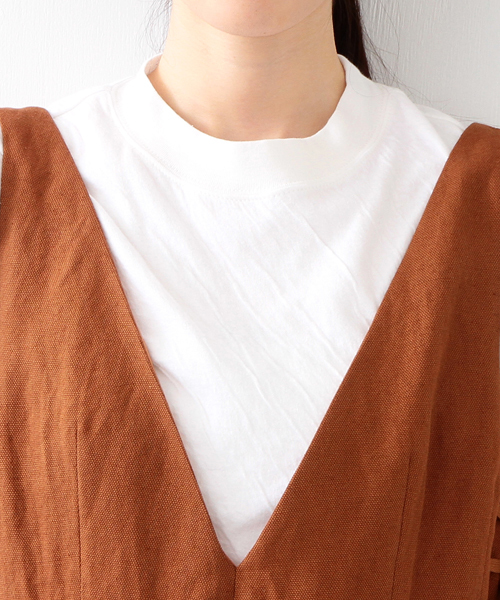 Ray BEAMS（レイビームス）の「RBS / サイド レースアップ オールインワン（つなぎ/オールインワン・レディース・ホワイト系その他/ブラウン・0/1）」の6枚目の写真