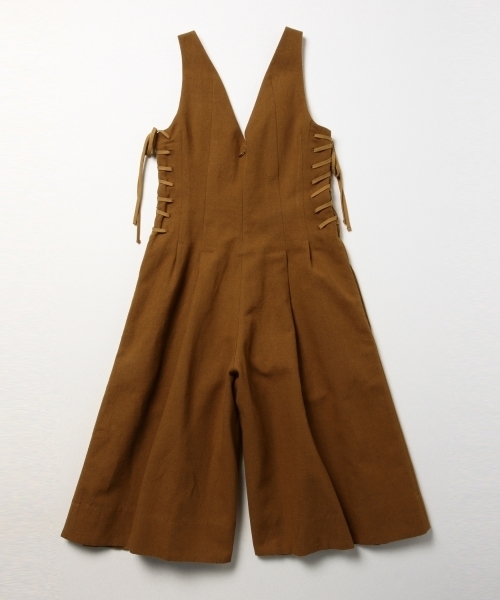 Ray BEAMS（レイビームス）の「RBS / サイド レースアップ オールインワン（つなぎ/オールインワン・レディース・ホワイト系その他/ブラウン・0/1）」の18枚目の写真