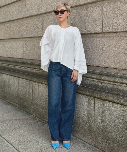 JENNE(ジェンヌ)の「マルチウェイニットケープ(その他トップス・レディース・ブラック/ホワイト・SMALL/MEDIUM/LARGE)」の19枚目の写真