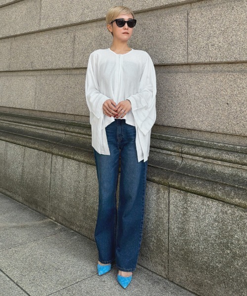 JENNE(ジェンヌ)の「マルチウェイニットケープ(その他トップス・レディース・ブラック/ホワイト・SMALL/MEDIUM/LARGE)」の22枚目の写真