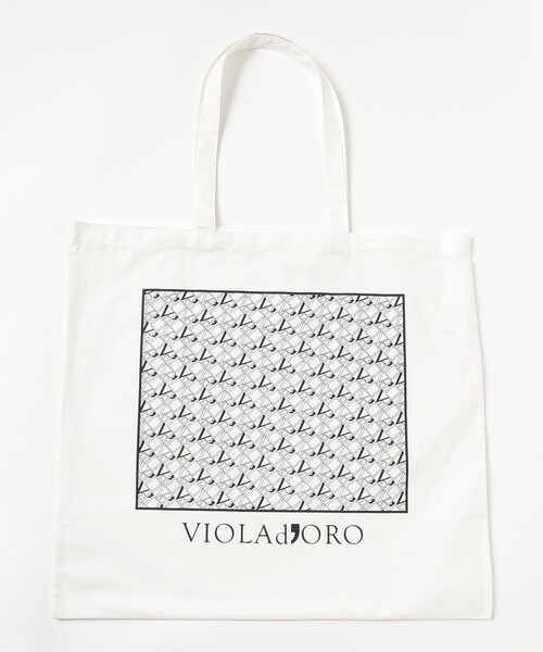 VIOLAd'ORO(ヴィオラドーロ)の「VIOLAd'ORO / ナイロン クロア トートバッグ(トートバッグ・レディース・ブラウン系その他4/ブラック・ONE SIZE)」の16枚目の写真