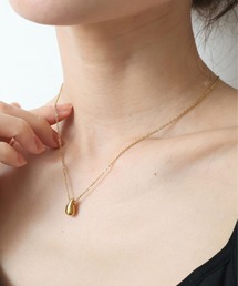 Rennet（レネット）の「【 金属アレルギー対応 】ステンレス しずくモチーフネックレス（ネックレス）」