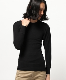 【JEMORGAN】ワッフル長袖クルーネックTシャツ