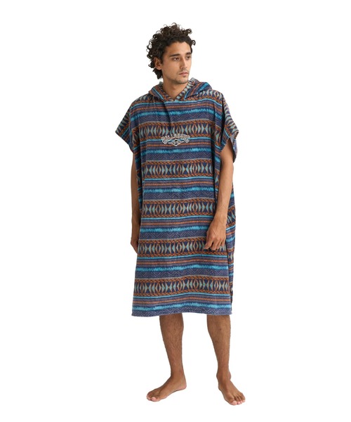 BILLABONG(ビラボン)の「BILLABONG メンズ MENS HOODED ポンチョ 【2026年春夏モデル】/ビラボンタオルお着替えポンチョ(ポンチョ・メンズ・マルチ/ブラック/ブルー・FREE)」の3枚目の写真