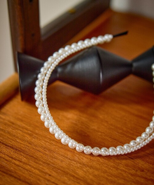 KIDS/キッズ】ダブルパールカチューシャ（カチューシャ）｜ROPE